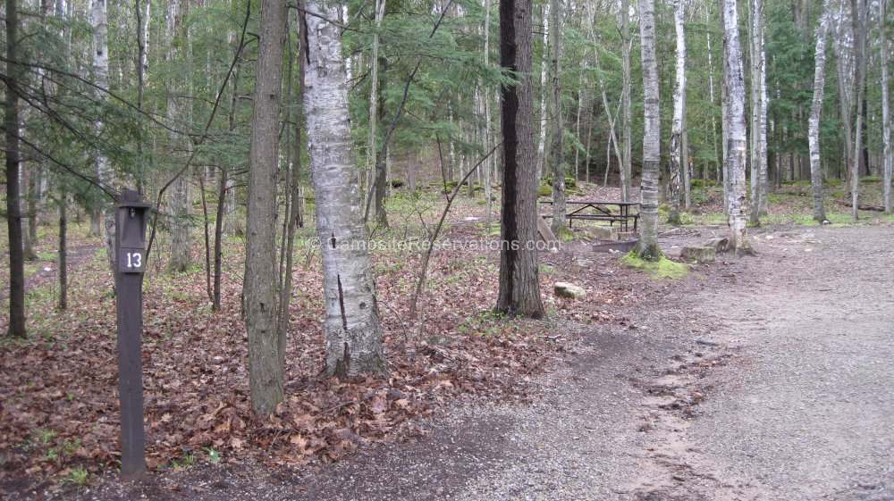 Photo of Campsite 13 in Daisy Field South Campground at Potawatomi